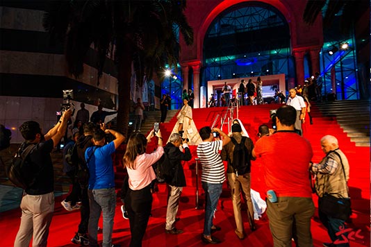 حفل الافتتاح للدورة الثالثة و الثلاثين لأيام قرطاج السينمائية